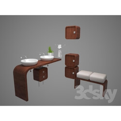 Bathroom furniture - set of furniture for bath 