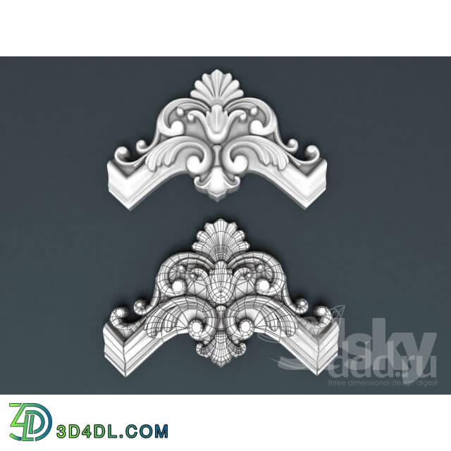 Decorative plaster - Stucco decor angle