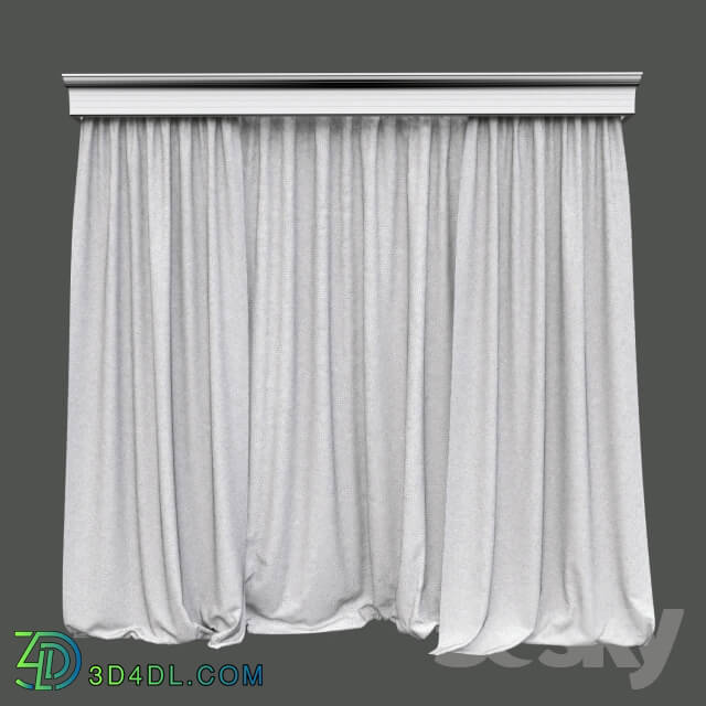 Curtain - Modern curtain with tyulyu