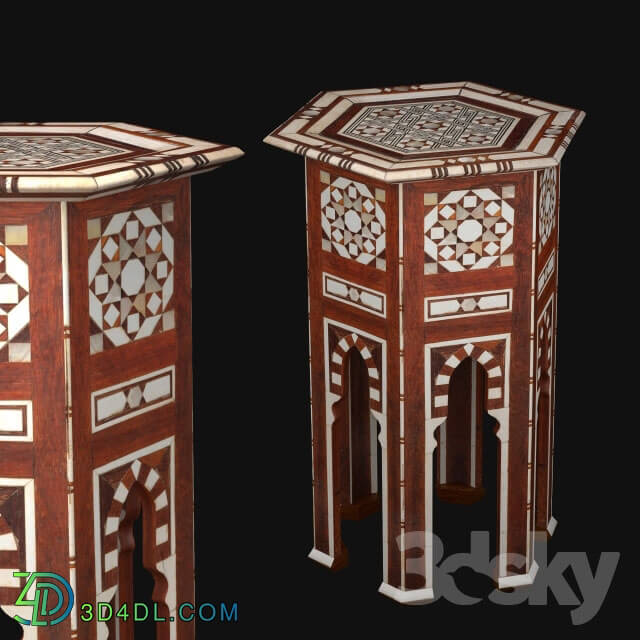 Table - Islamic Hexagon Occasional Table