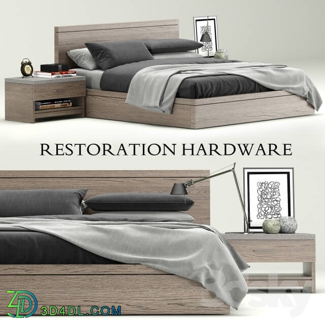 Bed - RH Modern Meade bed