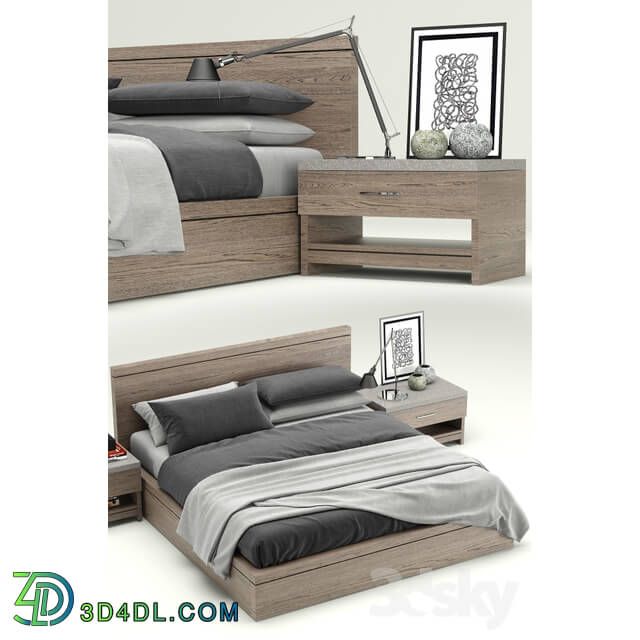 Bed - RH Modern Meade bed