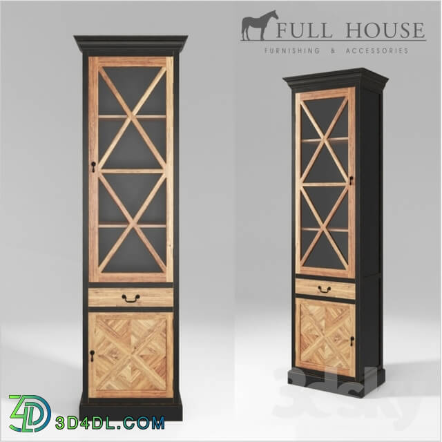 Wardrobe _ Display cabinets - FULL HOUSE. Showcase 1WBBG023 black