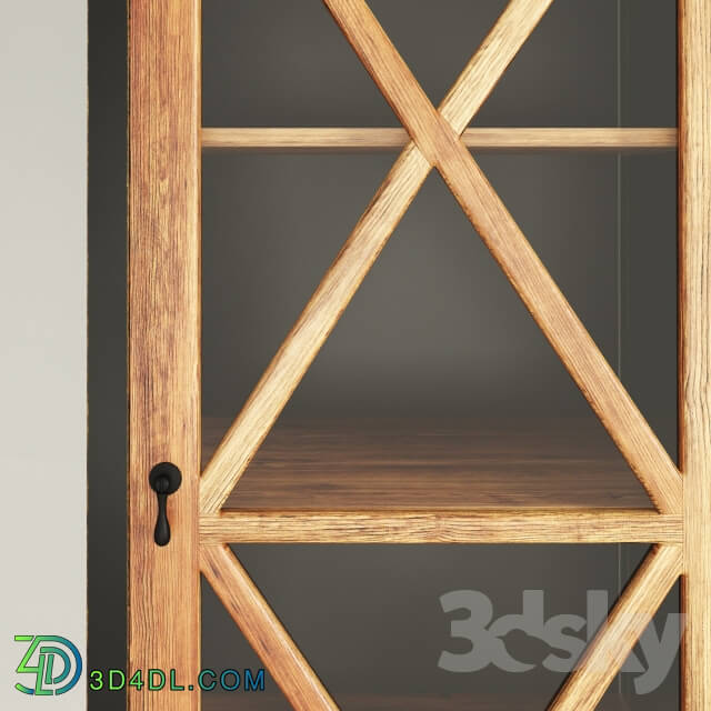 Wardrobe _ Display cabinets - FULL HOUSE. Showcase 1WBBG023 black