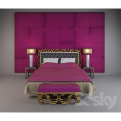Bed - The pink bedroom 