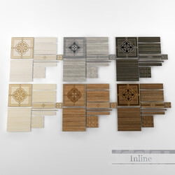 Bathroom accessories - floor tiles Inline 6 species 