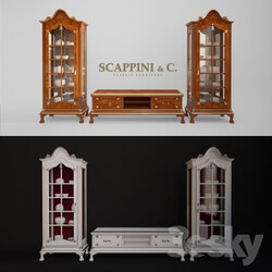 Wardrobe _ Display cabinets - SCAPPINI SHOWCASE_ TV Stand 