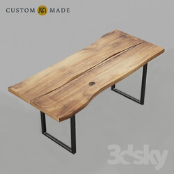 Table - Wood Slab Table 