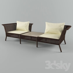 Sofa - Garden furniture table and chair 