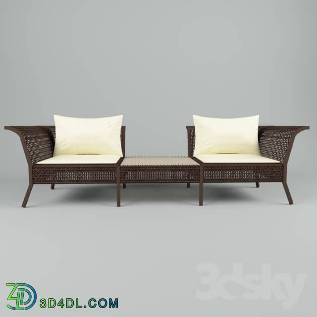 Sofa - Garden furniture table and chair