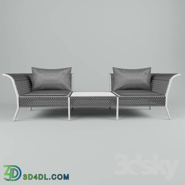 Sofa - Garden furniture table and chair