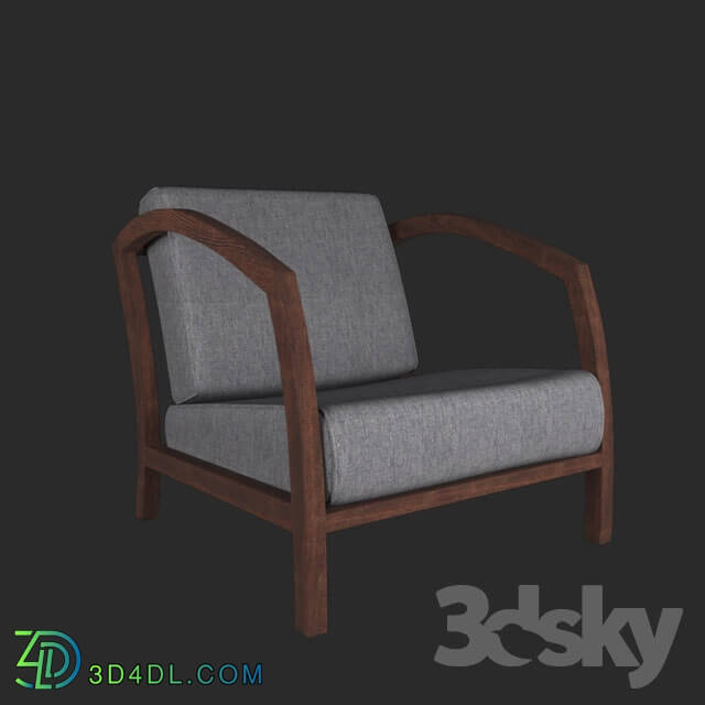 Arm chair - Armchair Baxton Studio Velda Modern Accent Chair