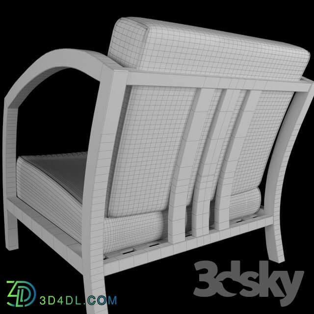 Arm chair - Armchair Baxton Studio Velda Modern Accent Chair