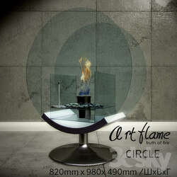 Fireplace - Biokamin_ArtFlame_CIRCLE 
