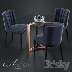 Table _ Chair - Bespoke Dining Chair 418 _ Cino Dining Table 