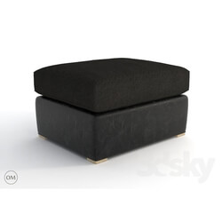 Other soft seating - Winslow ottoman wool leather 7801-1114 