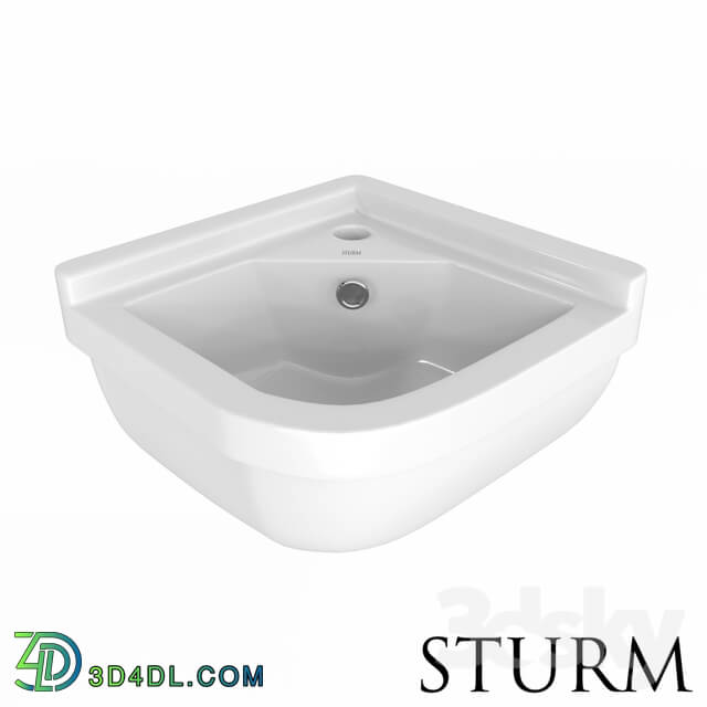 Wash basin - Corner hanging sink STURM Nook