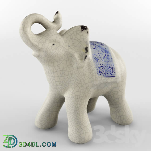 Sculpture - Estrada Elephants Figurine