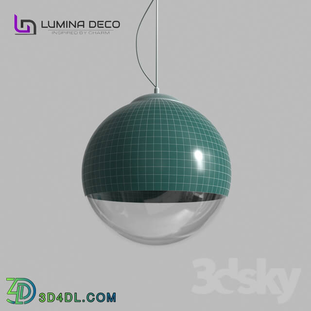 Ceiling light - _OM_ Pendant lamp Lumina Deco Ibiza gold LDP 108 GD