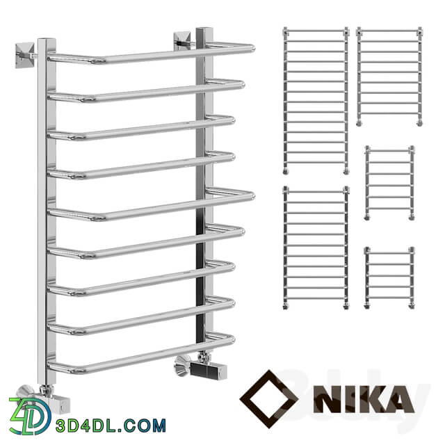 Towel rail - Heated towel rail of Nick L90_LM_1
