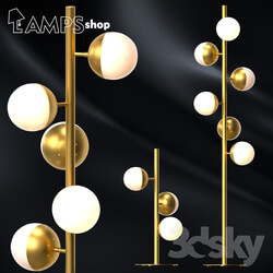 Floor lamp - Milky Gold Trees Floor Lamps 