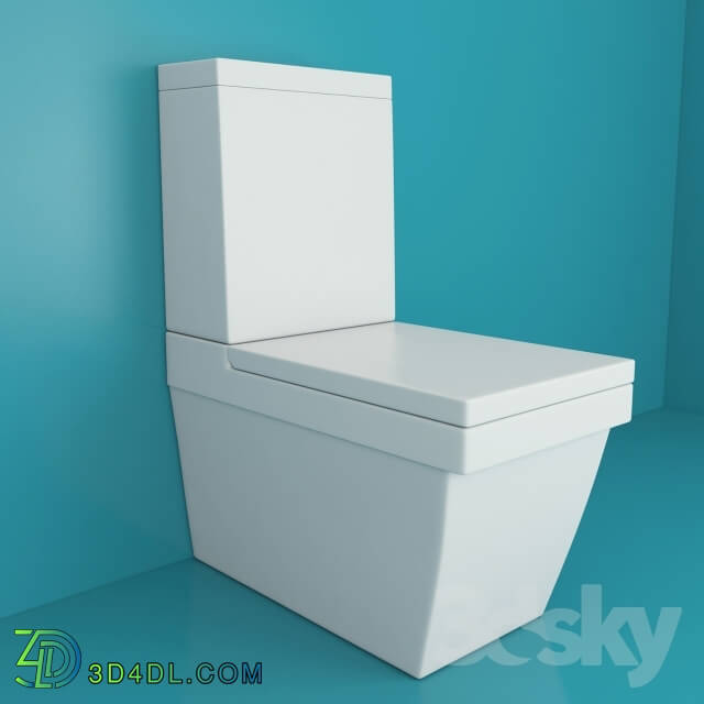 Toilet and Bidet - WC Series _quot_Compact_quot_ _QUAD_