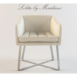 Arm chair - MERIDIANI - Lolita 