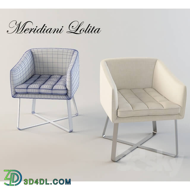 Arm chair - MERIDIANI - Lolita