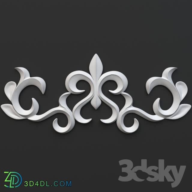 Decorative plaster - Kazakh Ornament