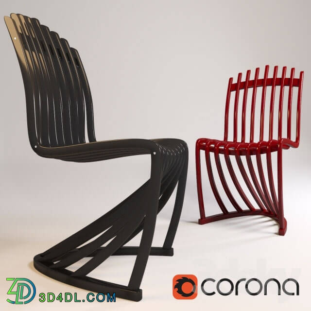 Chair - Stripe chair _by Joachim King_