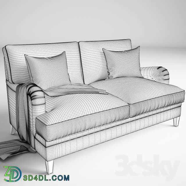 Sofa - Baker_ Churchill Loveseat No. 6121L_ Michael S Smith