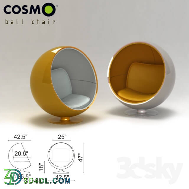 Arm chair - Ball chair