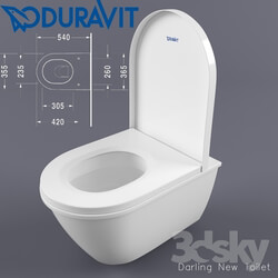 Toilet and Bidet - DURAVIT Darling New Toilet 