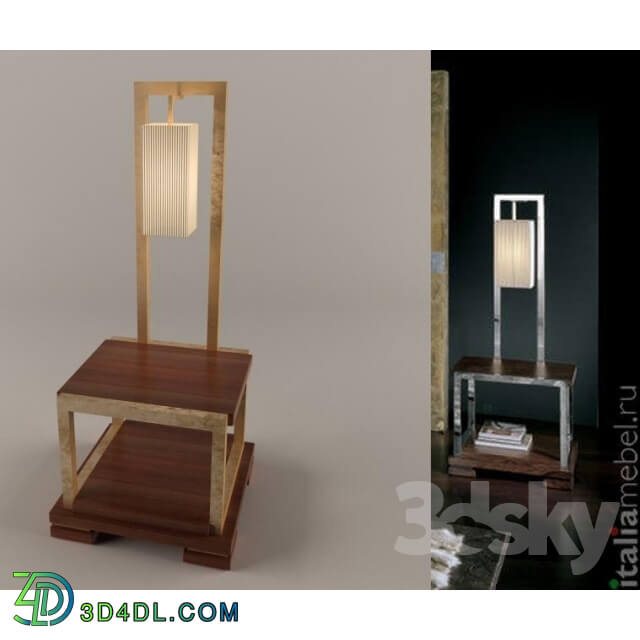 Sideboard _ Chest of drawer - floor Sconce