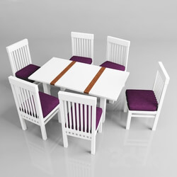 Table _ Chair - Dining table and chairs 1 