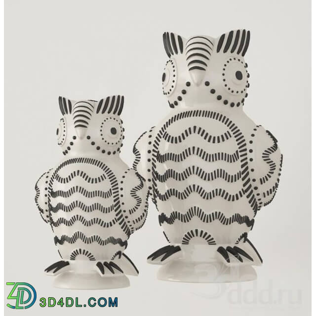 Other decorative objects - owl ceramic