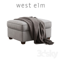 Other soft seating - West Elm _ Henry Ottoman 
