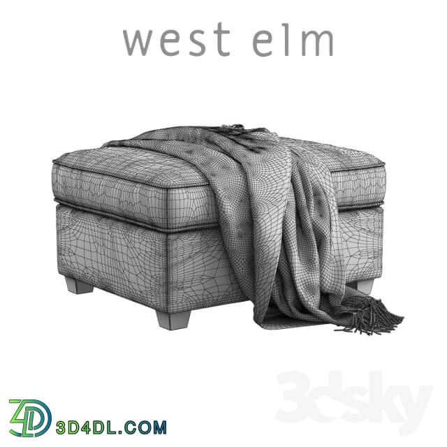 Other soft seating - West Elm _ Henry Ottoman