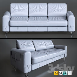 Sofa - Leather Sofa-Sofa 