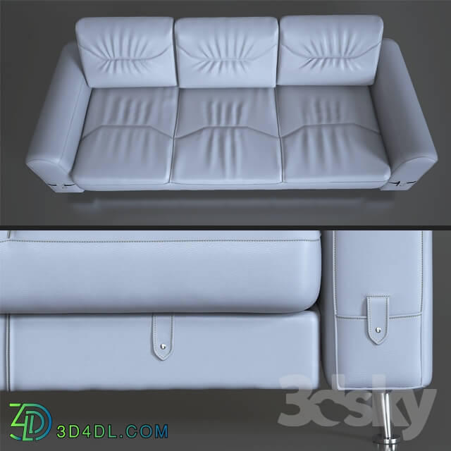 Sofa - Leather Sofa-Sofa