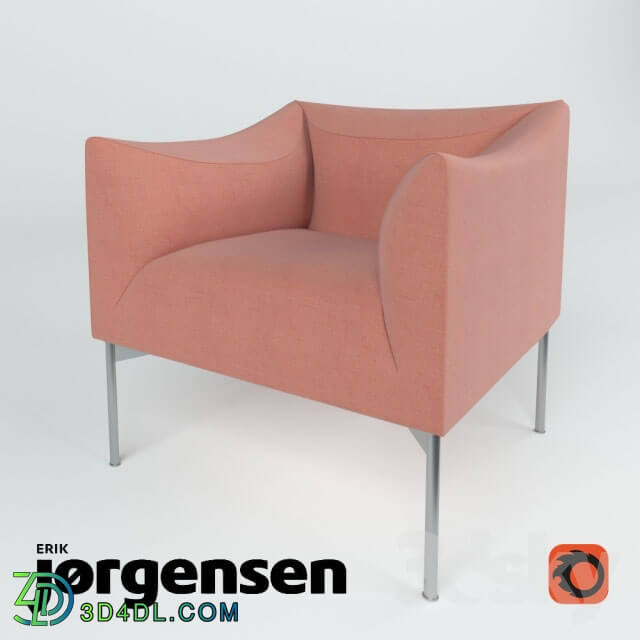 Arm chair - Bow armchair by Erik Jorgensen