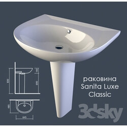 Wash basin - Sanita Luxe Classic 