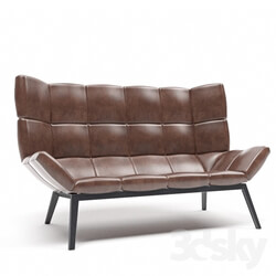 Sofa - leather sofa 