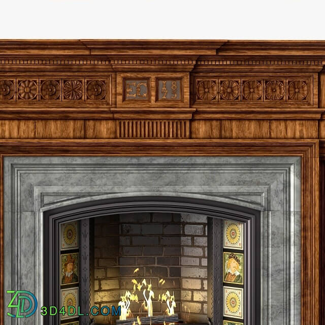 Fireplace - Westland Chimneypieces Victorian Stock No_ 13248