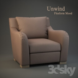 Arm chair - Flexform Mood Unwind 