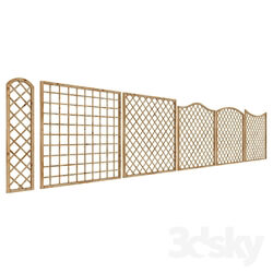 Other architectural elements - Wooden fence 