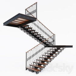 Staircase - Ladder forged 