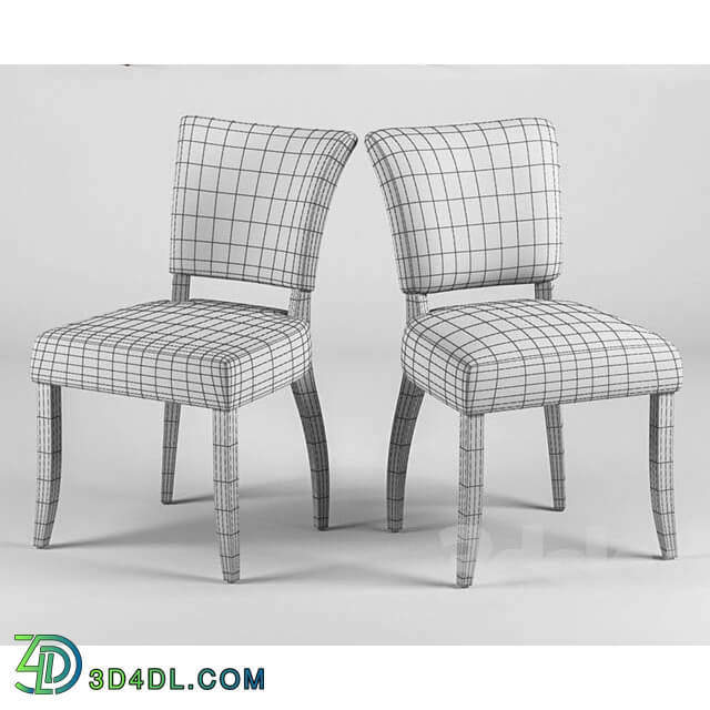 Chair - OM Dining chair Mimi_ light legs. Mimi Dining Chair_ Weathered Oak