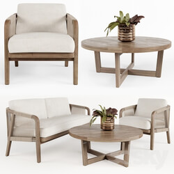 Sofa - Outdoor Furniture w001 