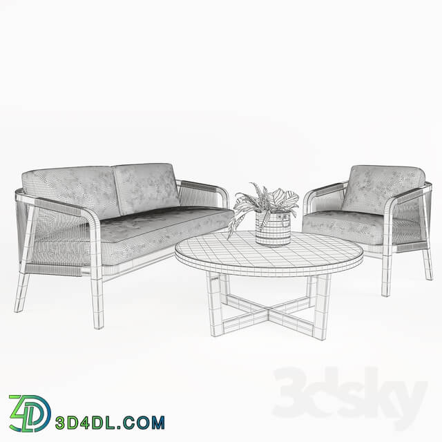 Sofa - Outdoor Furniture w001